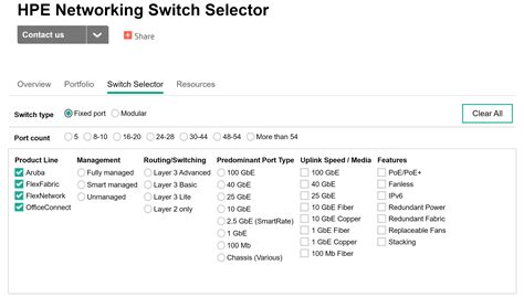 hpe switch|hpe switch selector.